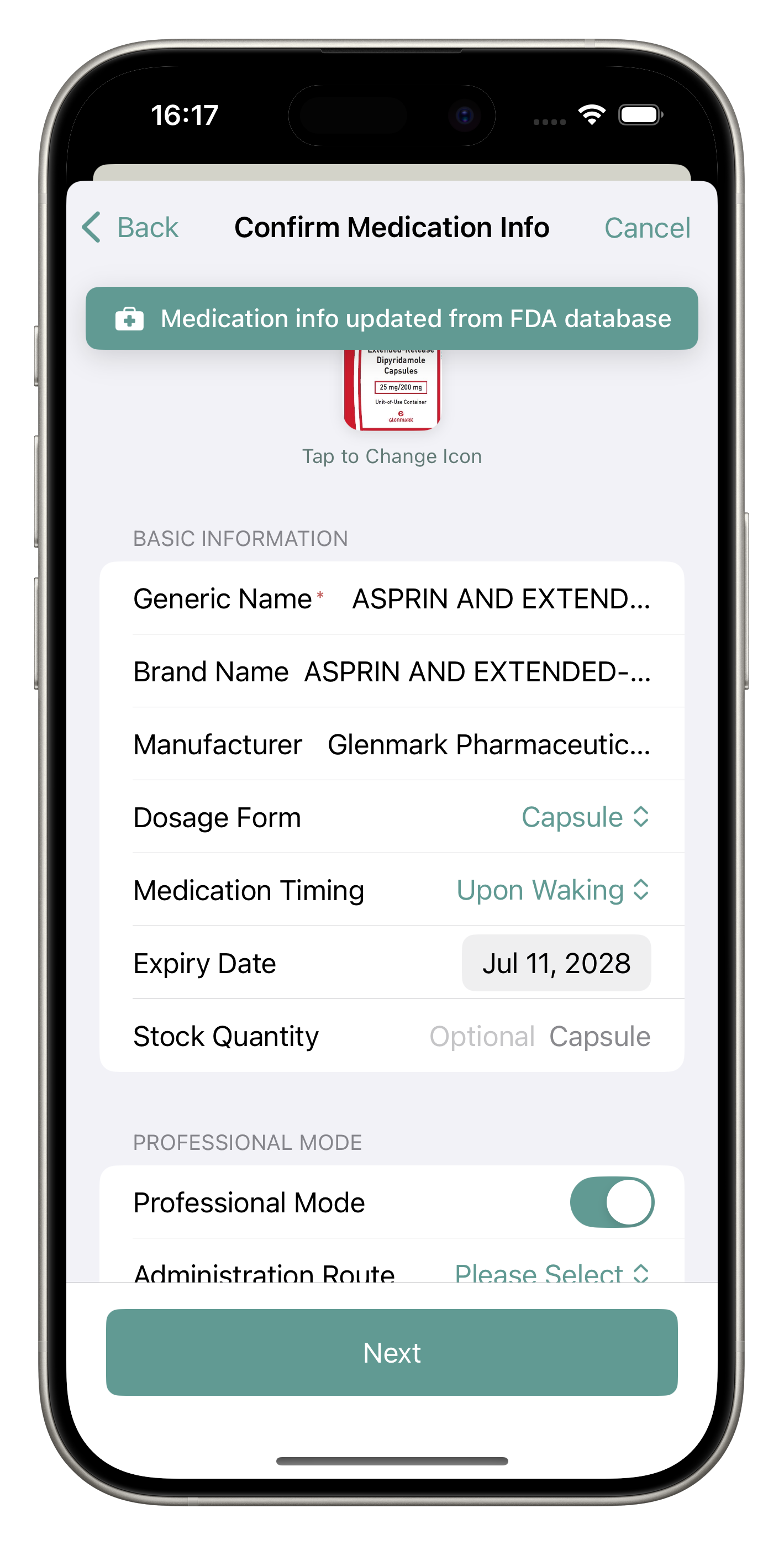 MediAlly AI Medication Recognition